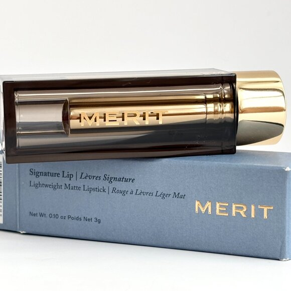NWT Merit Signature Lip Lightweight Matte Lipstick - Maison - Picture 7 of 10